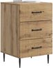 vidaXL Nachttisch Artisan-Eiche 43 x 41 x 66,5 cm Holzwerkstoff 894794 Bild 2