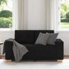 vidaXL Zweisitzer-Sofa Schwarz 160x77x82 cm Stoff 4105070 Bild 3