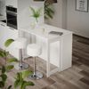 Bartisch-Set Dominic Weiß 116 x 37 cm mit 2 Barhockern Vicco Bild 4