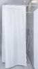 Textil Duschvorhang weiss 240x200 cm mit Gardinenband und Haken Gardine Fenstervorhang Bild 3