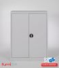 Aktenschrank 92 x 120 cm grau Bild 5
