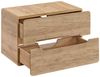 Badmöbel Set 3-tlg Badezimmerset FERMO 80cm Gold Eiche ohne Waschtisch Bild 3