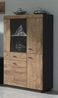 Backofenumbauschrank Rimini 60x207cm matt lackiert Farbe: RAL 6004 blaugrün matt / lava RI-D14/RU/2D Bild 2