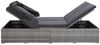 vidaXL 2-Personen-Sonnenliege mit Auflage Poly Rattan Grau 310236 Bild 5