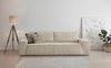 Home affaire 3-Sitzer SHERWOOD Schlafsofa (257cm) Cord, Samtvelours, Vintage-Lederoptik, Schlaffunktion mit Bettkasten (ca. 136/200cm) Bild 2