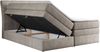 Boxspringbett, Stauraumbett, Bett mit Multipocket-Matratze und Topper - GOLD-10-KING - 140x200cm - Beige Stoff - H3 Bild 4