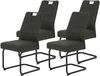 Apollo Kerstin Schwingstuhl XL-Breite, Metall, Anthrazit, 4er Bild 2
