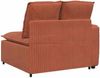 vidaXL Modulares Sofa Endmodul mit Armlehne Kissen Rot Orange 100 cm 4104414 Bild 5