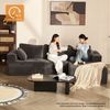LITBIRD Sofa Modulares L-förmiges Ecksofa mit Schlaffunktion, 272 x 175 x 61 cm, 1 Teile, Rahmenloses Schlafsofa mit symmetrischem Doppelsitz, montagefrei Bild 3