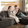 LITBIRD Sofa Modulares L-förmiges Ecksofa mit Schlaffunktion, 272 x 175 x 61 cm, 1 Teile, Rahmenloses Schlafsofa mit symmetrischem Doppelsitz, montagefrei Bild 4