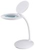 Semplix LED Lupen-Tischlampe weiß (Linse 127 mm/ dimmbar/ Tischstandfuß) Bild 4