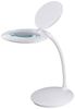Semplix LED Lupen-Tischlampe weiß (Linse 127 mm/ dimmbar/ Tischstandfuß) Bild 5