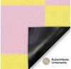 MuchoWow Fußmatte Schachbrettmuster - Gelb - Rosa - Würfel, Rechteckig, innen Schmutzfangmatte, Tür, Schmutzfänger Flur, Teppich 60x40 cm Bild 3