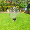 Solarleuchte Garten 2er Set Rund 30 cm Solarlampe Außen Außenleuchte Solar Bild 3