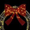 vidaXL Kranz mit 60 LEDs Warmweiß 76 x 76 x 8,5 cm Acryl 42019121 Bild 5