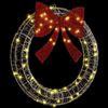 vidaXL Kranz mit 60 LEDs Warmweiß 76 x 76 x 8,5 cm Acryl 42019121 Bild 4