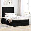 vidaXL Ottoman-Bett mit Matratze Schwarz 120x200 cm Stoff 3313066 Bild 3