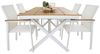 IDIMEX Garten-Essgruppe WINDY, Gartenmöbel Set 6 Personen aus Alu und WPC wetterfest weiß/beige Bild 2