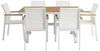 IDIMEX Garten-Essgruppe WINDY, Gartenmöbel Set 6 Personen aus Alu und WPC wetterfest weiß/beige Bild 5