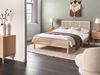 Bett mit Lattenrost Kiefernholz SALERNAS 140 x 200 cm Hellbraun Bild 3