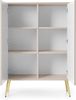 AX LIVING Highboard Schrank Salvia K103 103 cm Modern in Kaschmir Bild 3