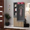 99rooms Mauro Schuhschrank Anthrazit Eiche Artisan Dekor Bild 3