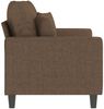 vidaXL 2-Sitzer-Sofa Braun 120 cm Stoff 359262 Bild 4