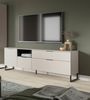Home affaire Lowboard ADIO, Breite 185 cm, 2 Klappen, 1 Schubkasten, 1 Tür, mit Metall-Kufen (1 St), Sideboard, Kommode, TV-Schrank, Schrank, Wohnzimmerschrank, Anrichte Bild 2
