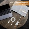 Lapalife LED Leselampe Akku Buchlampe Breites Licht, Klemmlampe mit 3 Farben & 10 Helligkeit, LED fest integriert, USB Aufladbar, Schwanenhals, Augenschonendes, für Nachtlesen ins Bett Bild 2