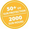Madison Sonnenschirm Paros II Luxe 300 cm Hellgrau 434712 Bild 5