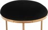 Hocker Wynona 325 Schwarz / Roségold Bild 3
