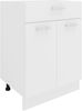 VCM Küchenmöbel Unterschrank Esilo 918661 Weiß H. 82 x B. 60 x T. 46 cm Bild 1