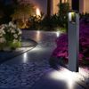 LED Außen Stehleuchte, Alu, dunkelgrau, H 65 cm Bild 3