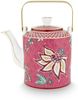 PIP STUDIO Flower Festival Oriental Geschenkset Teekanne dark pink 1l Bild 2