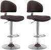 vidaXL Barhocker 2 Stk. Braun Kunstleder [249662] Bild 2