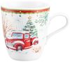 Seltmann Weiden Becher Becher mit Henkel 0.40 l - Weihnachtsauto - Life Zusatzsortiment - 1 S, Porzellan, Porzellan, spülmaschinenfest, mikrowellengeeignet, Made in Germany Bild 5