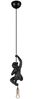 Kleine Pendelleuchte FIPS einflammig Affenlampe Schwarz, Breite 14,5cm Bild 2
