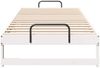 vidaXL Bettrahmen Weiß 90 x 220 cm Massives Kiefernholz 873170 Bild 5