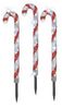 MARELIDA LED Dekoobjekt LED Zuckerstangen Gartendeko Weihnachtsbeleuchtung Timer 3er Set, LED Classic, kaltweiss (5300K bis 6000K) Bild 5