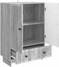 vidaXL Sideboard Graues Sonoma 66 x 34,5 x 95 cm Holzwerkstoff 893981 Bild 3