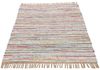 carpetfine 'Kelim Chindi' Teppich, Wendeteppich, rechteckig, Höhe: 6 mm, handgewebt, mit Fransen, Taupe, 160x230 cm Bild 2