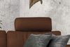 KAWOLA Sofa LOLA Ecksofa XL Leder braun mit motorischer Relaxfunktion Recamiere rechts 84 x 178 x 304 cm Bild 5