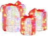 vidaXL Geschenkbox Dekoration 3 pcs Bunt 20 x 20 x 21 cm Acryl 42019087 Bild 2