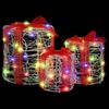 vidaXL Geschenkbox Dekoration 3 pcs Bunt 20 x 20 x 21 cm Acryl 42019087 Bild 5