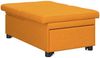 vidaXL Schlafsofa Ausziehbar Dunkelgelb 194 x 50 x 82 cm Stoff 42008590 Bild 4
