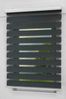 Lysel - Qualitätsdoppelrollo schwarzgrau, (B x H) 60cm x 175cm in schwarz/schwarzgrau Bild 5