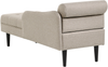 Linksseitige Chaiselongue YVOIRE Stoff Beige Bild 5