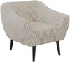 Polstersessel PIRS 1 skandinavischer Design 1-Sitzer, Sessel mit Wellenfederung, schwarze Füße, Einzelsessel, Hoher Sitzkomfort - Beige Cord Bild 8