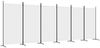vidaXL 6-tlg. Paravent Weiß 520x180 cm Stoff 350270 Bild 2