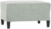 vidaXL Fußhocker Hellgrau 70x55x41 cm Samt 349317 Bild 2